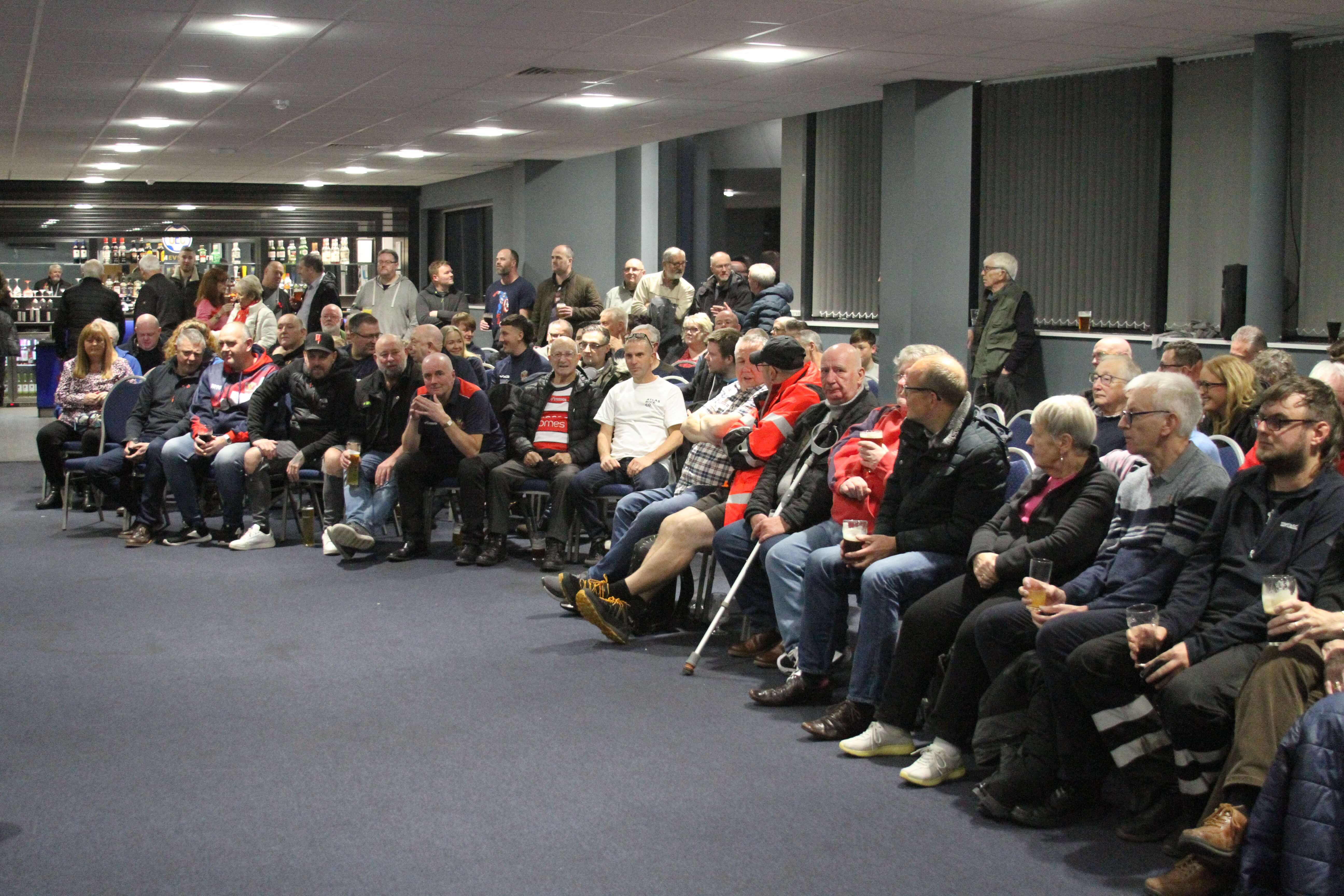 All ears as they listen to the top table